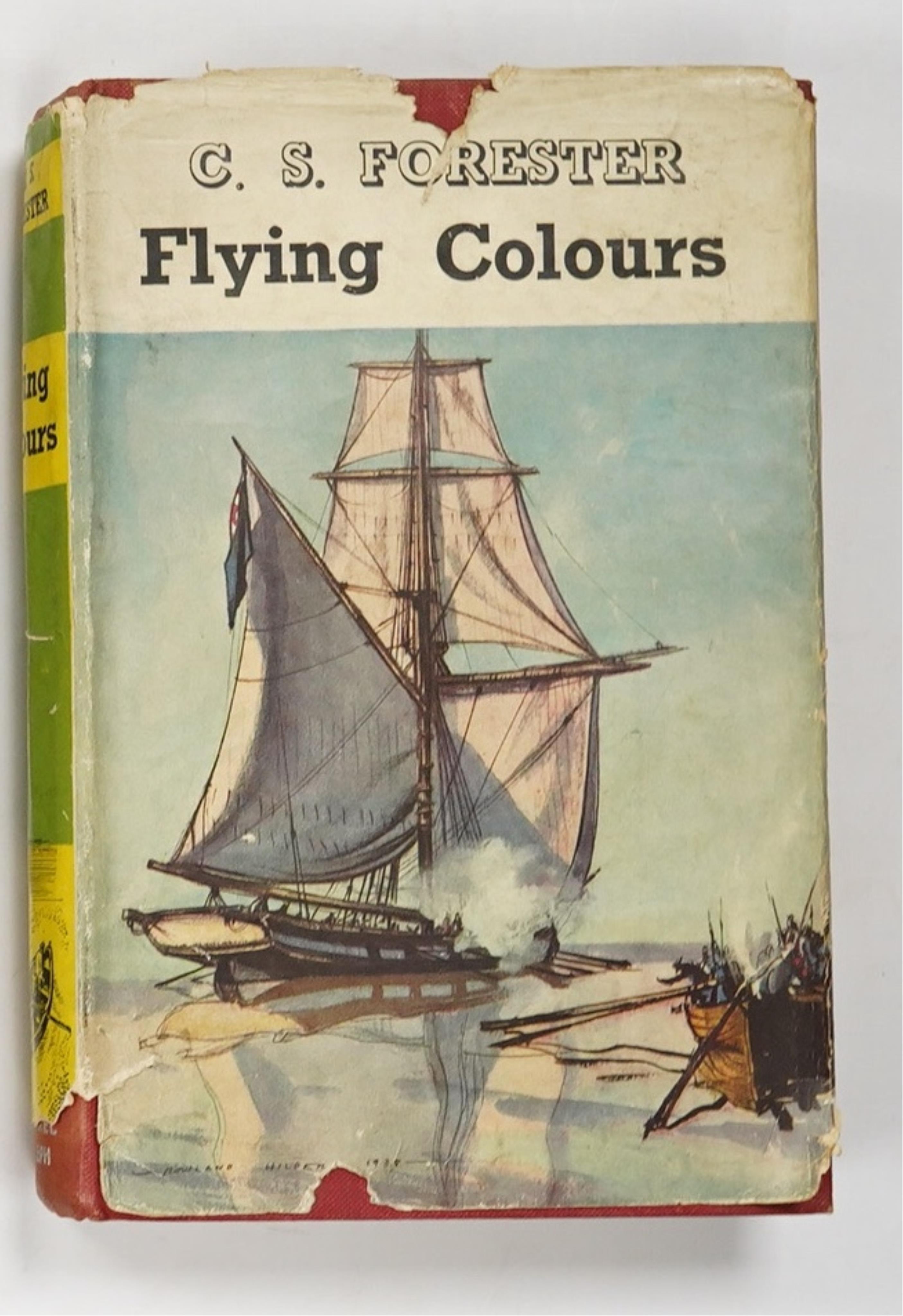 Forester, C.S - 2 works - Lieutenant Hornblower, 1st edition, 8vo, cloth with unclipped d/j, Michael Joseph, London, 1952 and Flying Colours, 1st edition, 8vo, red cloth, with unclipped d/j, Michael Joseph, London, 1938,